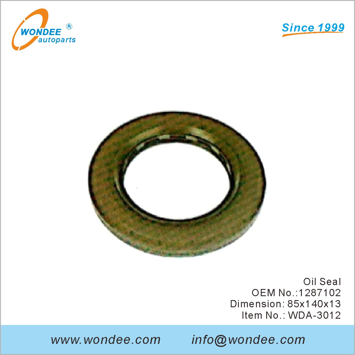 Oil Seal OEM 1287102 for DAF from WONDEE 85x140x13
