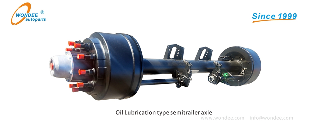 WONDEE Oil Lubrication semi trailer axle (4)
