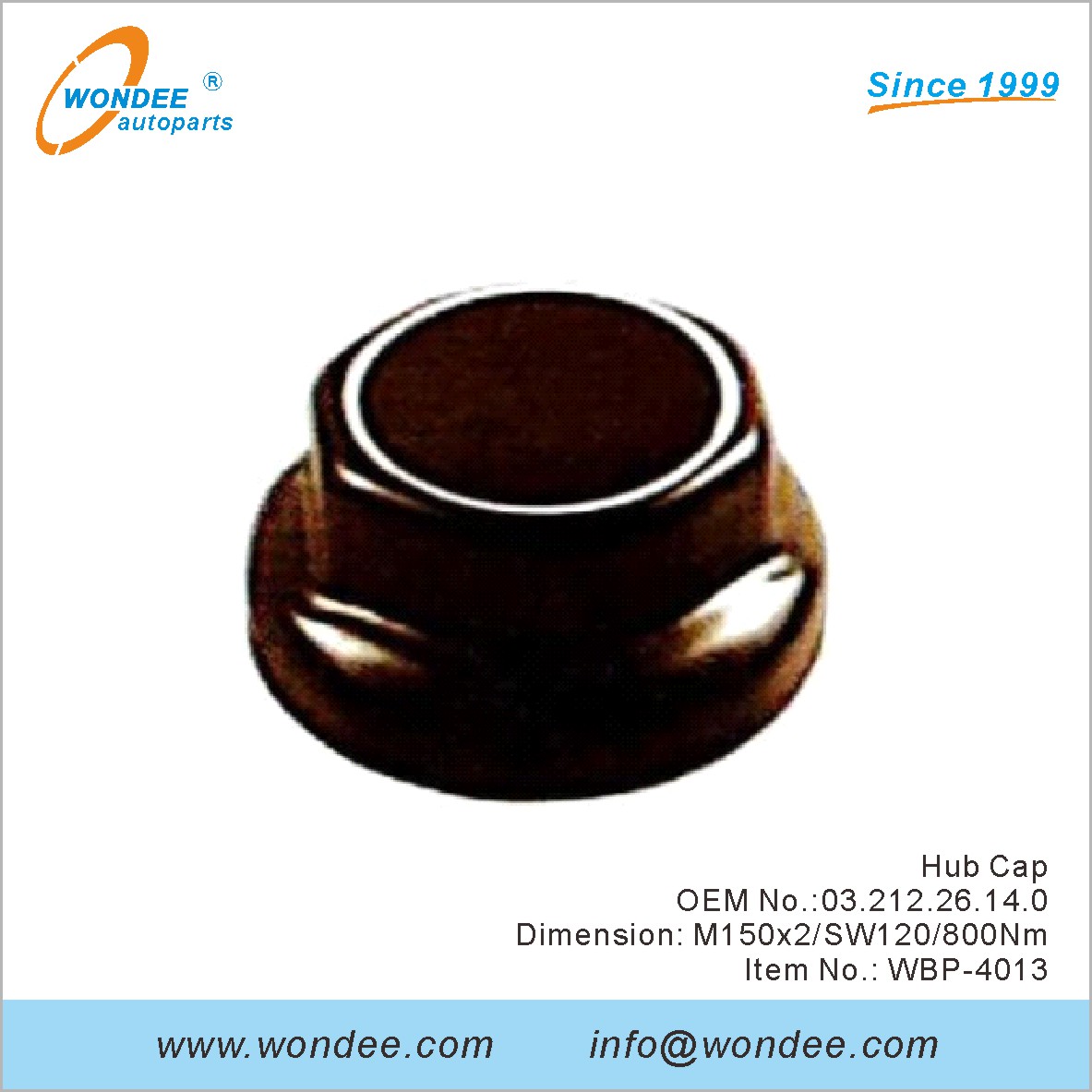 Hub Cap OEM 0321226140 for BPW from WONDEE