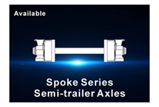 Spoke type trailer axle
