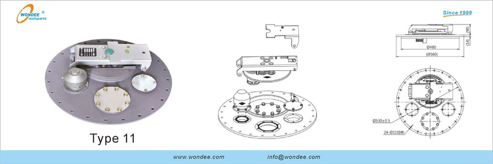 Manhole cover of Tanker trailer for Diesel and gasoline from WONDEE Autoparts (16)