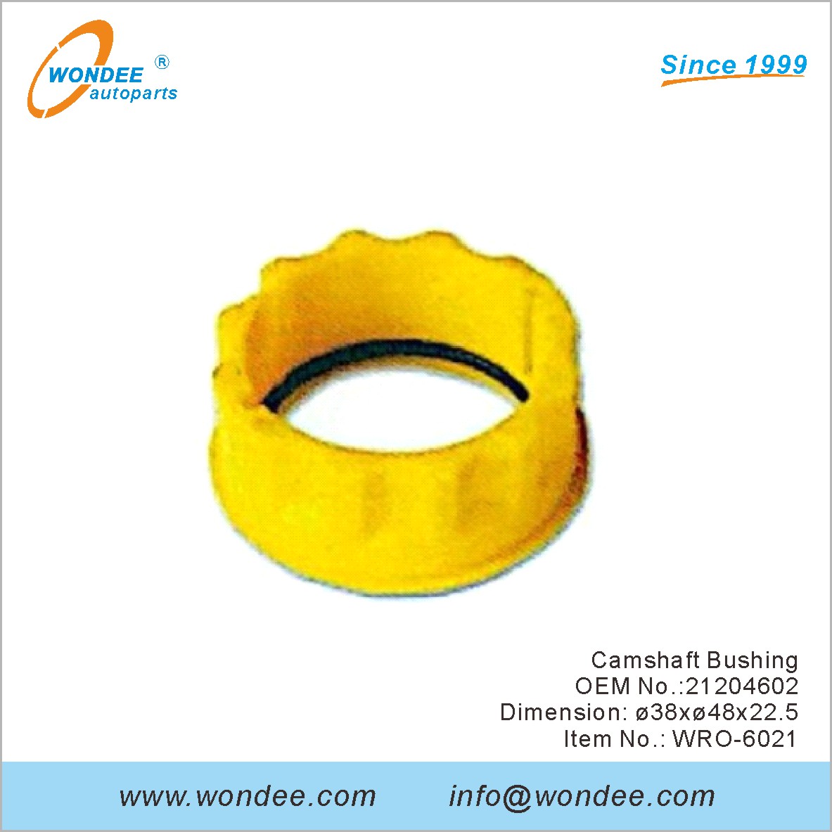 Camshaft Bushing OEM 21204602 for ROR from WONDEE