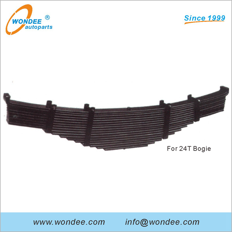 24T 28T 32T Bogie Leaf Spring 