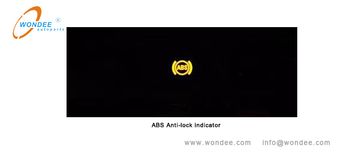 ABS Anti-lock indicator