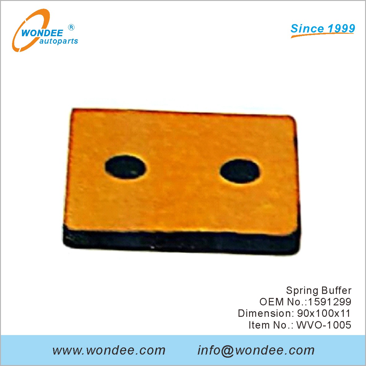 Spring Buffer OEM 1591299 for Volvo from WONDEE
