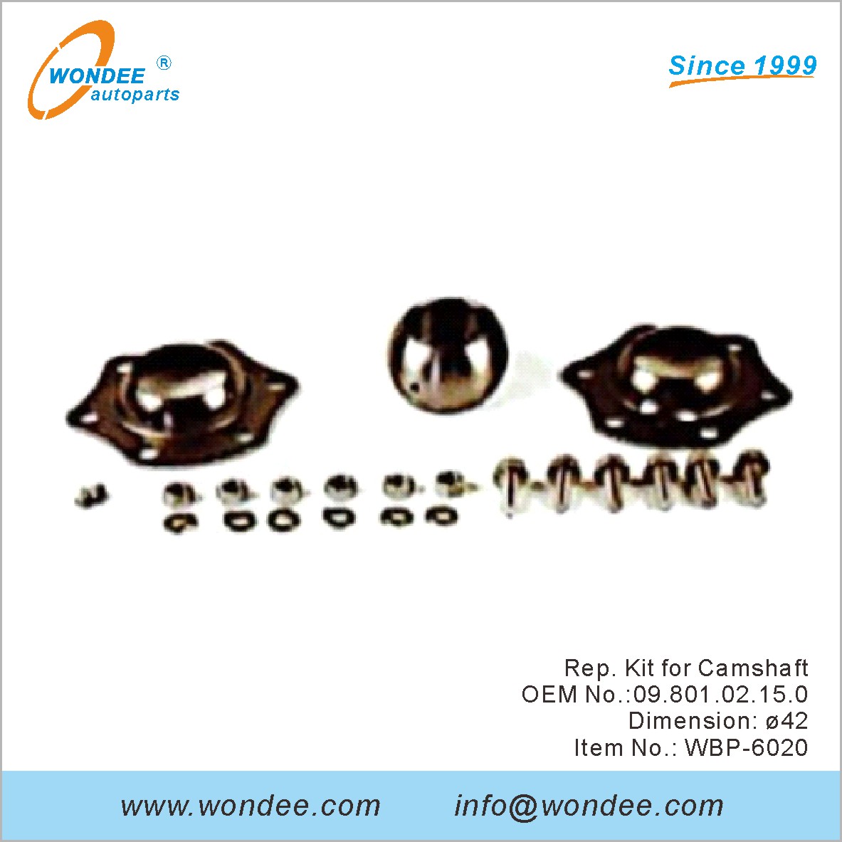 Rep Kit for Camshaft OEM 0980102150 for BPW from WONDEE
