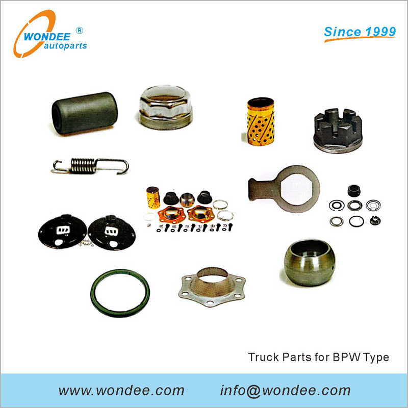 BPW Type Seal Ring, Dust Cover, Repair Kit, Brake Bushing, Brake Shoe Spring, Axle Nut And Rubber Bushing for Truck Parts