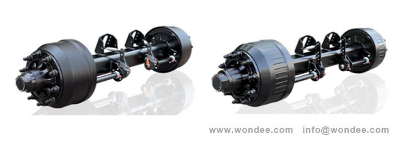 A 12T Europe Drum Series Semi Trailer Axle from China Manufacturer/Wondee Autoparts