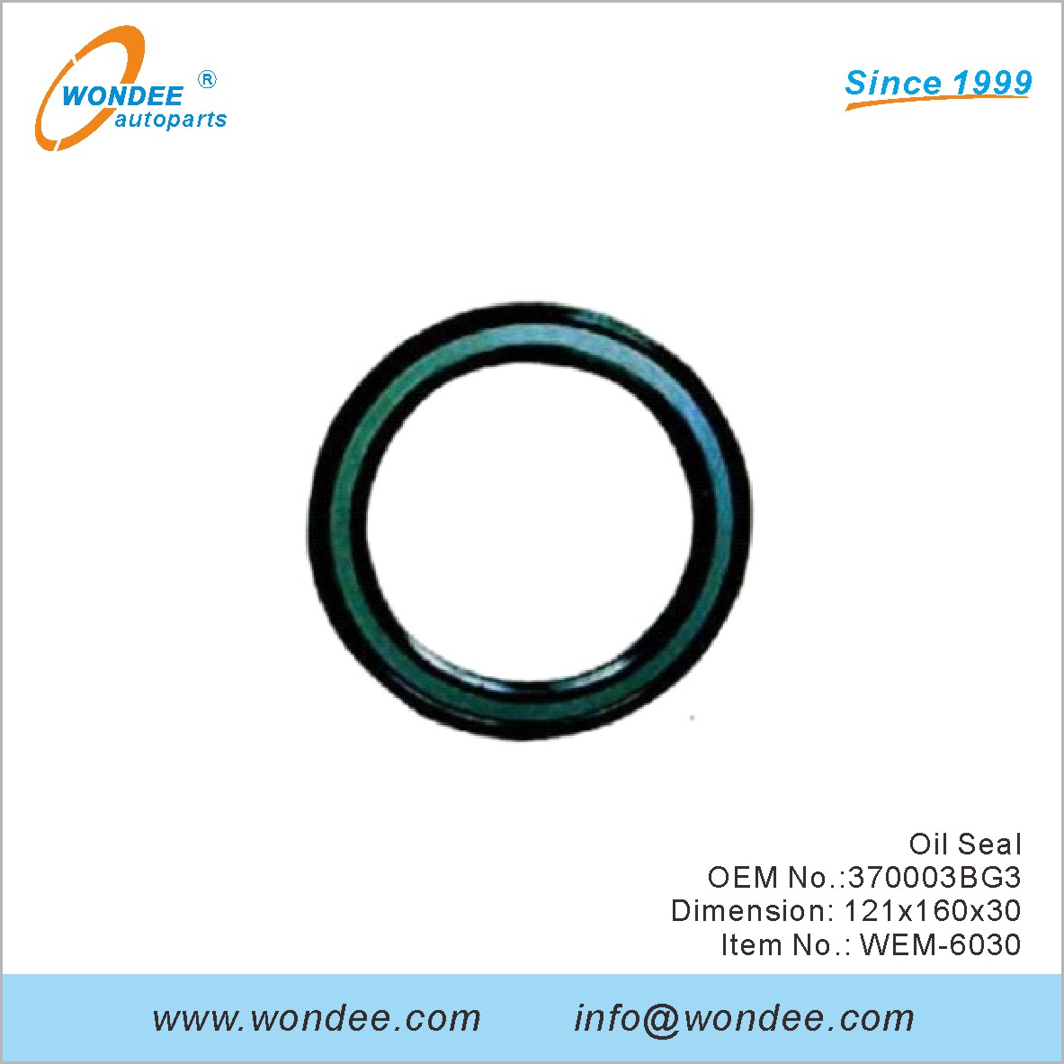 Oil Seal OEM 370003BG3 for engine mouting from WONDEE